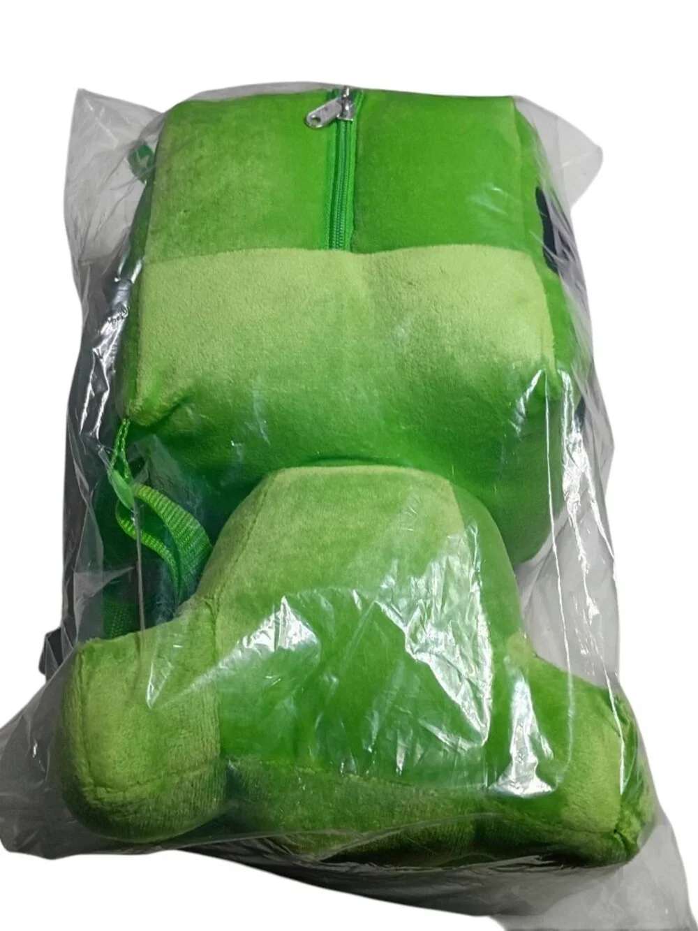 Minecraft Creeper Plush Backpack 24-00-1754 Kids Bag Green Mojang Studios